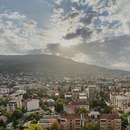 Stylish Studio, Skopje Centre - Private Parking - Panoramic Views Exteriör bild