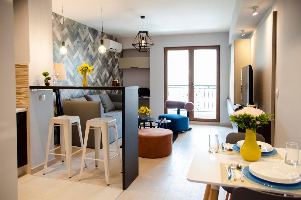 Stylish Studio, Skopje Centre - Private Parking - Panoramic Views Exteriör bild